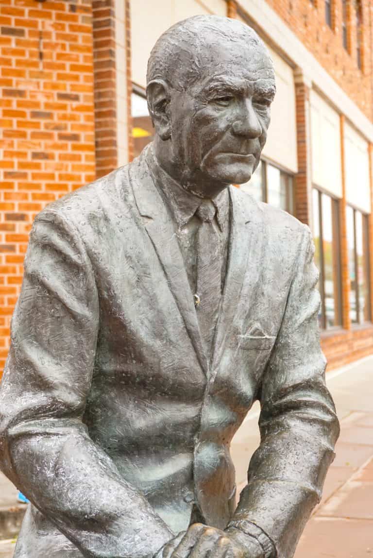 Lyndon Johnson Statue in Rapid City