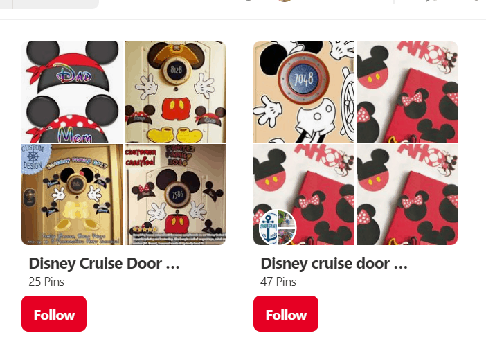Disney Cruise Door Magnets Pinterest
