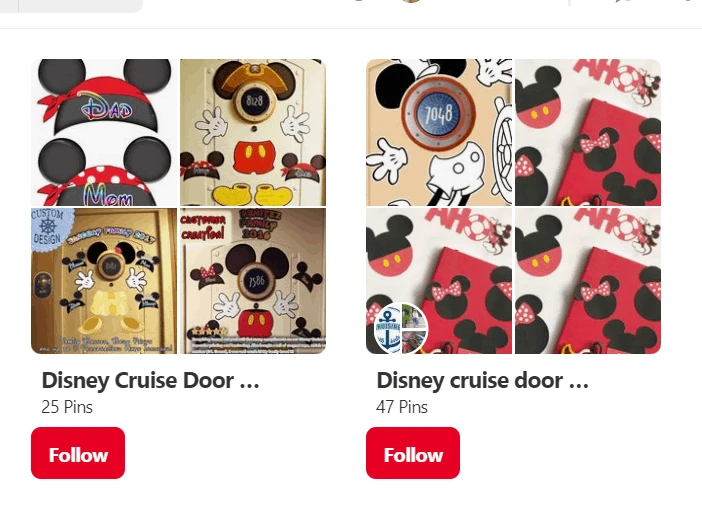 Disney Cruise Door Magnets Pinterest