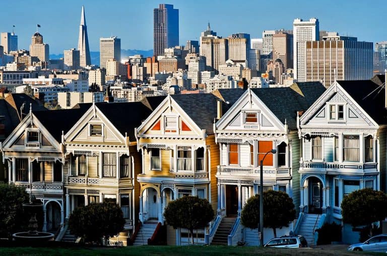 View of San Francisco from Alamo Square