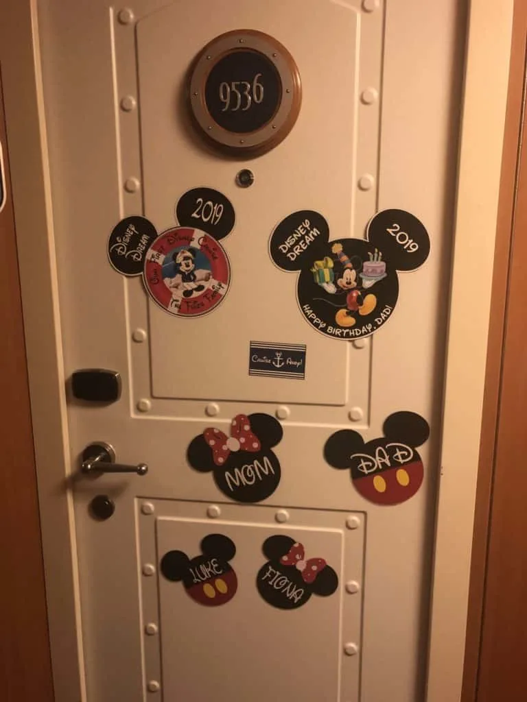 Birthday magnets for Disney Cruises