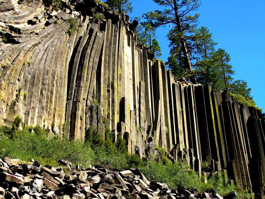 Things to do in Northern California on a family vacation include visiting devils postpile