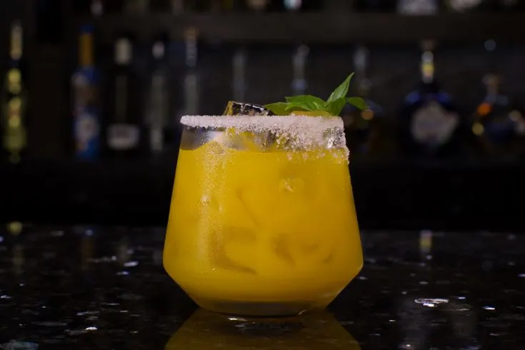 Basil Mangorita is a great margarita recipe