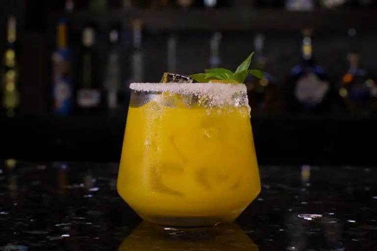 Basil Mangorita is a creative margarita recipe