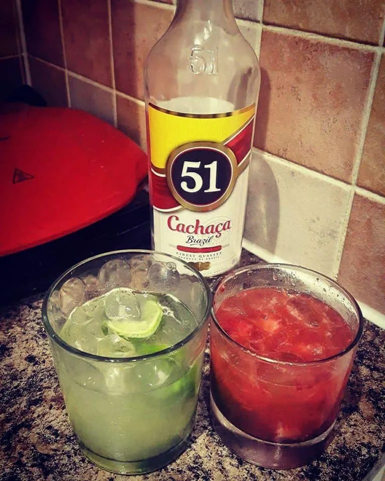 Caipirinha cocktail from Brazil
