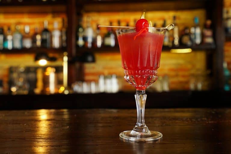 San Miguel Sunset cocktail