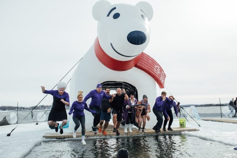 Polar Plunge in Minnesota