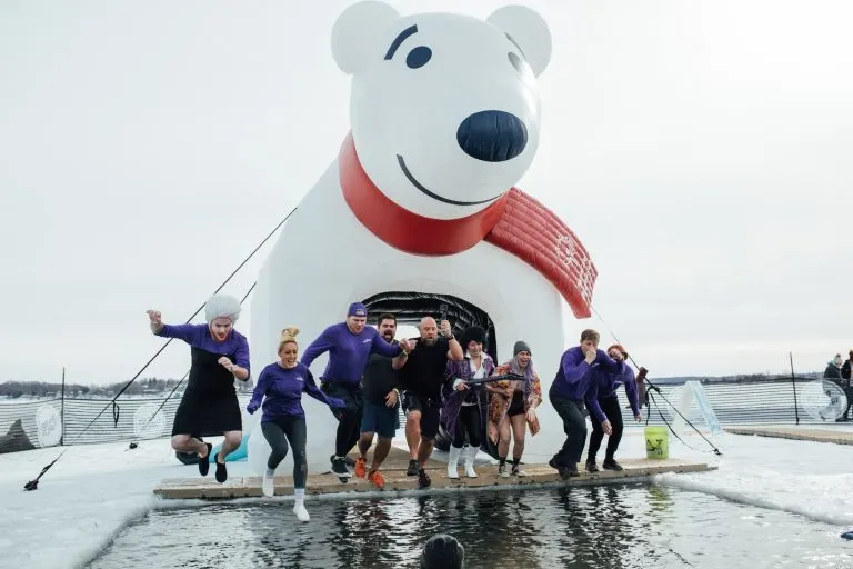 Polar Plunge in Minnesota