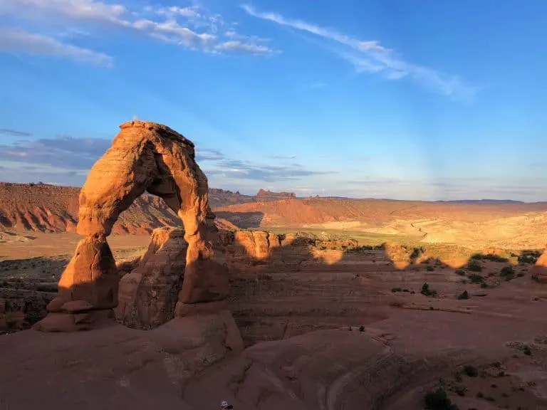 This Utah National Park Road Trip itinerary will take you to Delicate Arch in Arches National Park