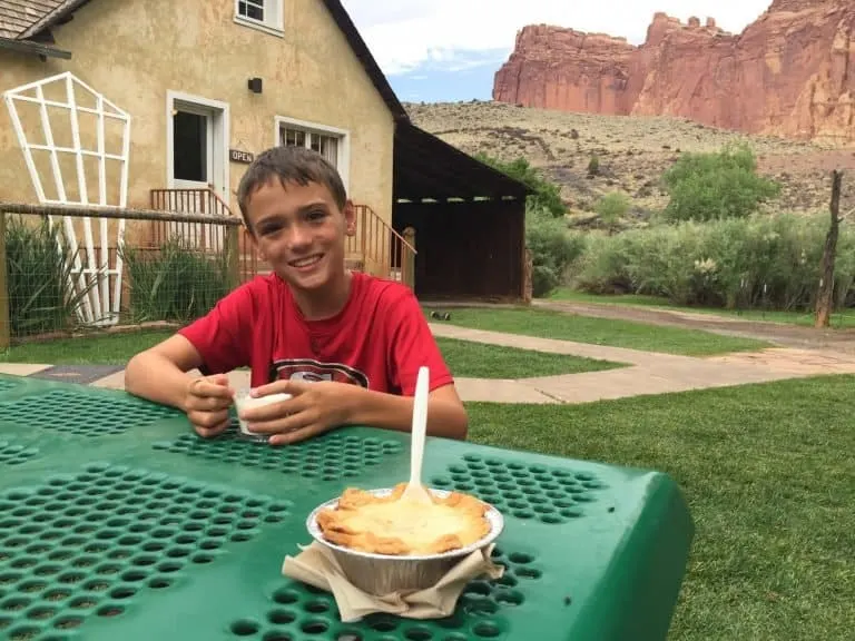 Gifford House Pie in Capitol Reef National Park