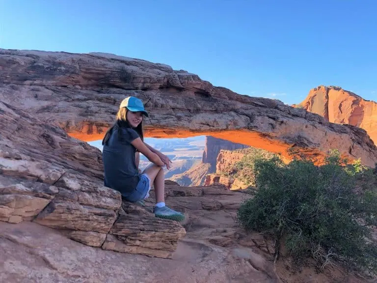 Mesa Arch in Canyonlands National Park, a great place to visit near Moab