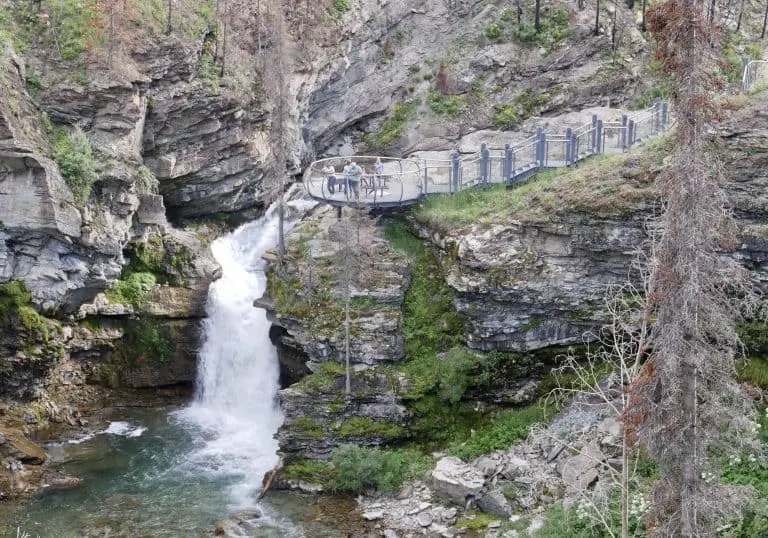 Blakiston Falls in Waterton Lakes National Park in Canada