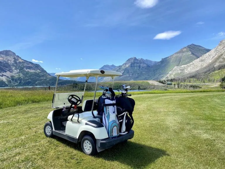 Golfing at Waterton Lakes