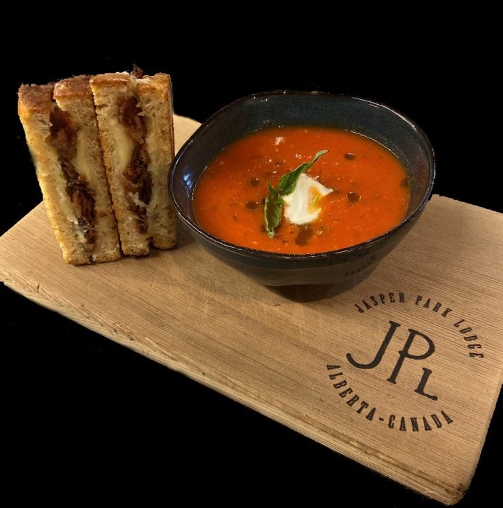 Tomato Soup and Duck Grilled Cheese Sandwich Recipe