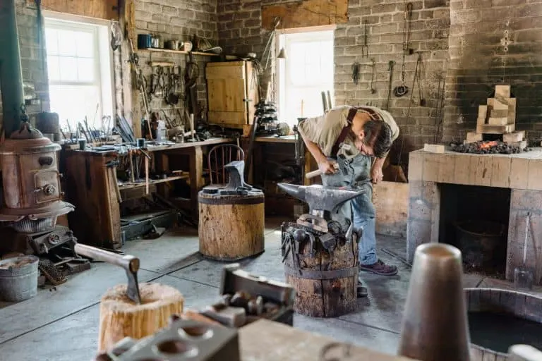 Blacksmith at This Is The Place Heritage Park Photo Credit Austen Diamond Photography