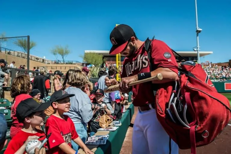 Going to a Spring Training game is one of the best things to do in Scottsdale with kids