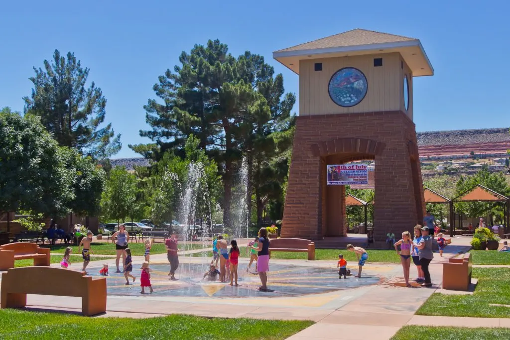 Towne Square Park in St. George Utah