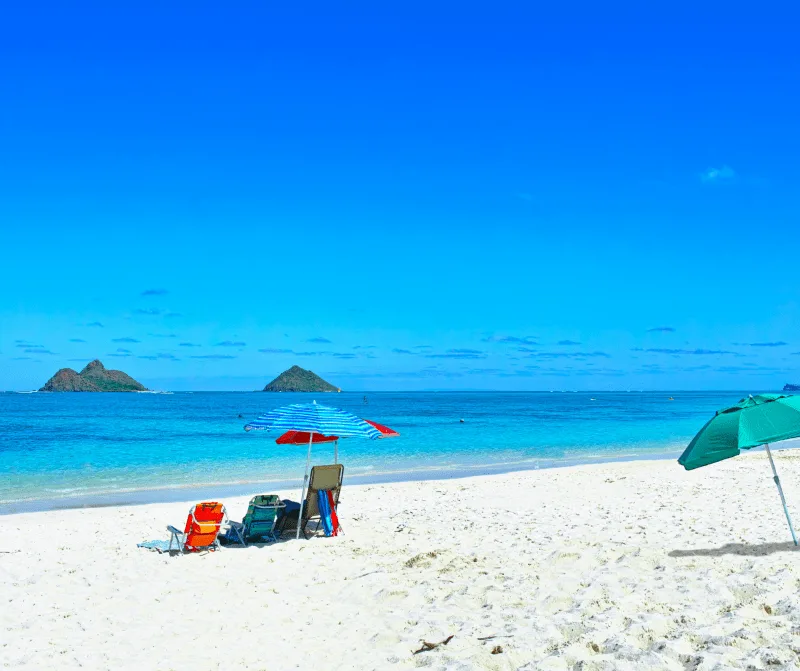 Lanikai beach is one of the best beaches in Oahu for families