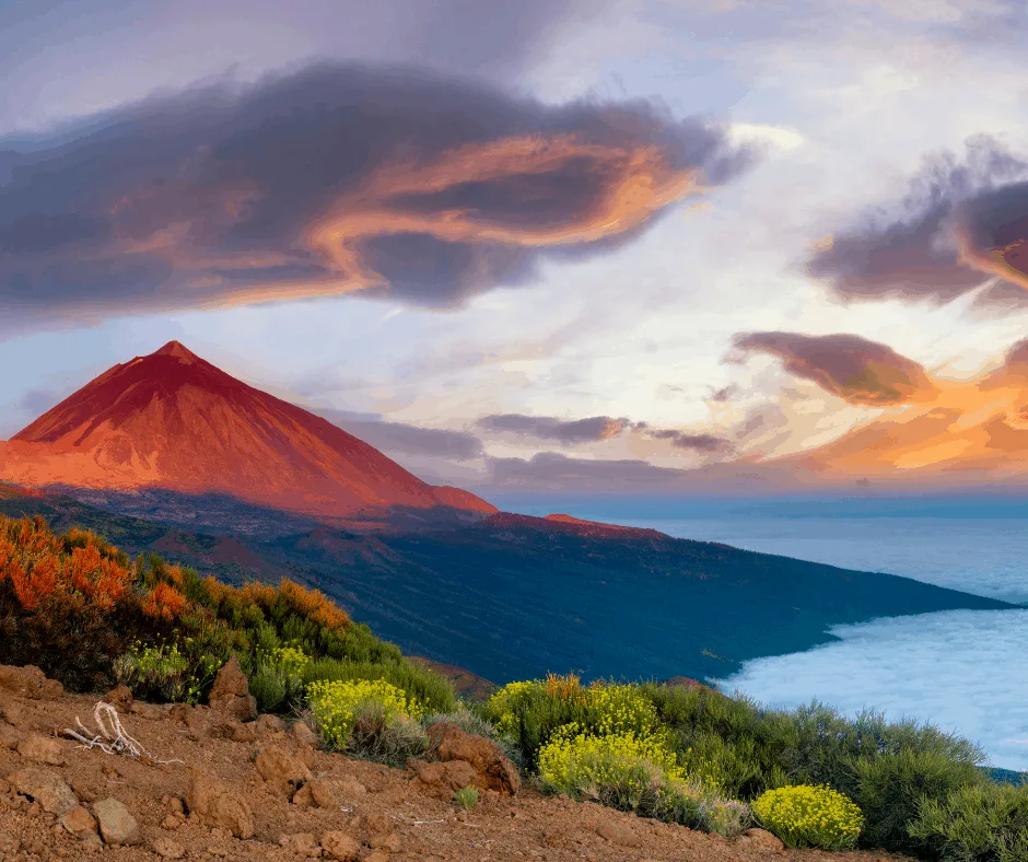 Tenerife is one of the Canary Islands off the coast of Africa but owned by Spain. It is a popular European island getaway.
