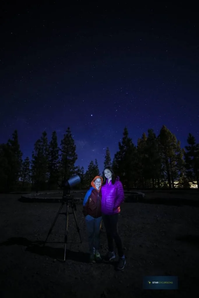 One of the fun things to do in Tenerife at night is go stargazing. 