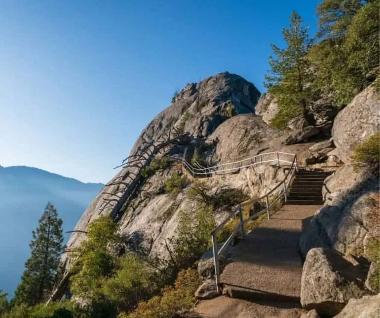 Moro Rock in Sequoia National Park