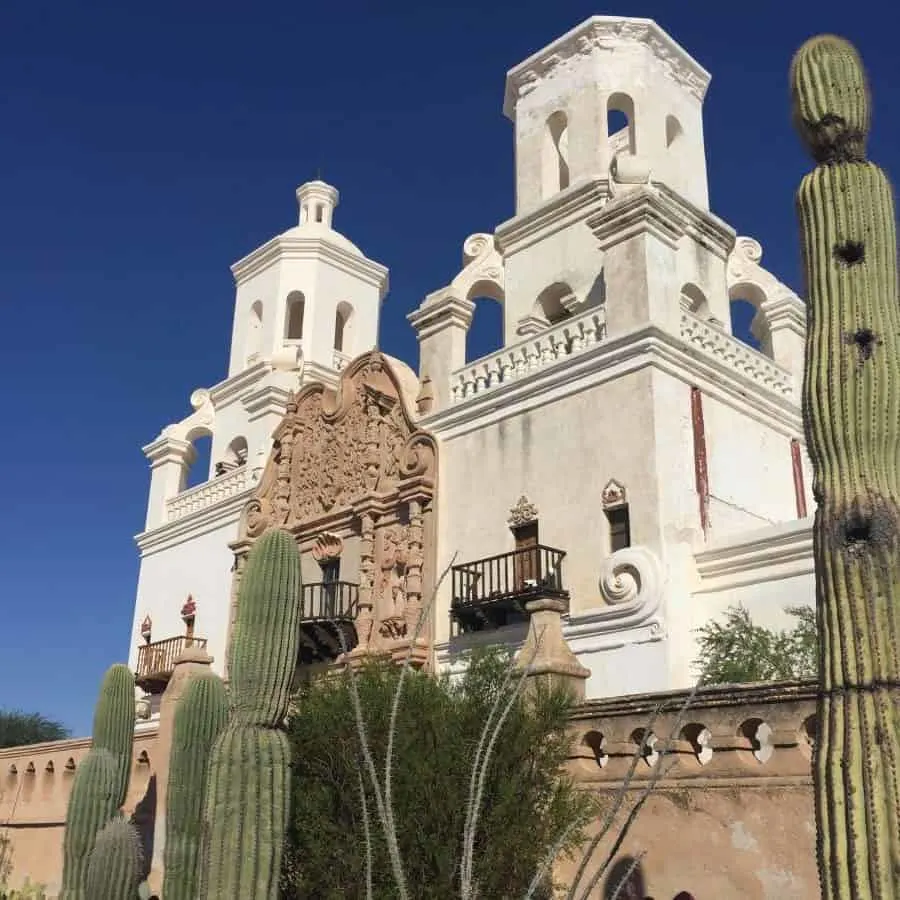 Mission San Xavier del Bac in Tucson