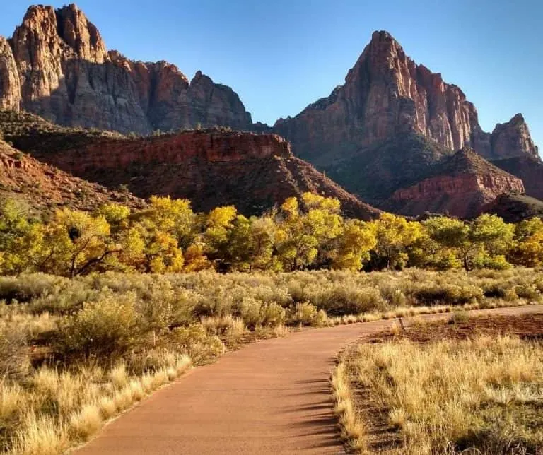 Things to do in Zion with kids include hiking the Pa'rus Trail