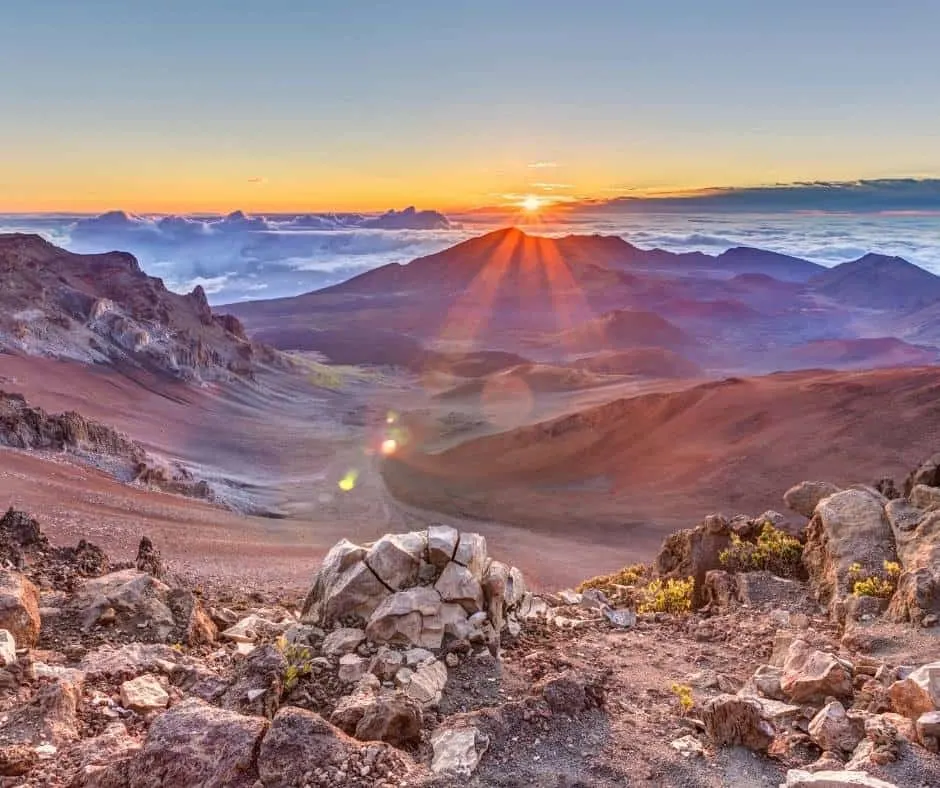 Things to do in Hawaii with kids include enjoying a Haleakala sunrise