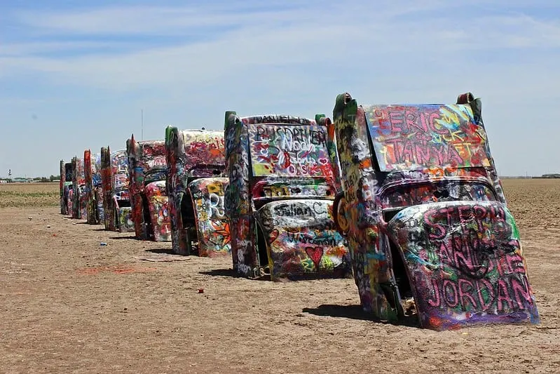 Cadillac Ranch is one of the best things to do in Amarillo Texas