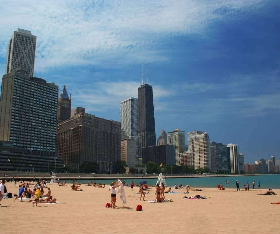 Beach in Chicago