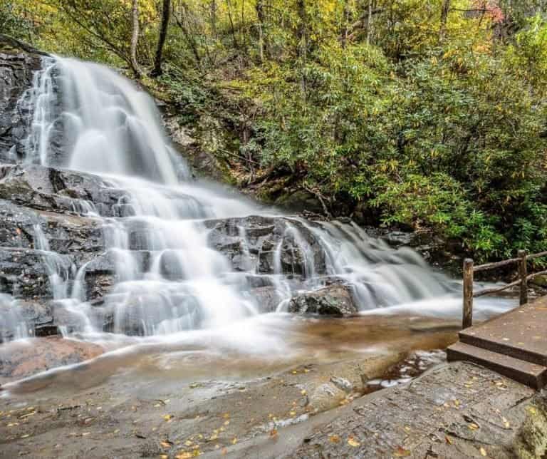 Laurel Falls in Great Smoky Mountain National Park