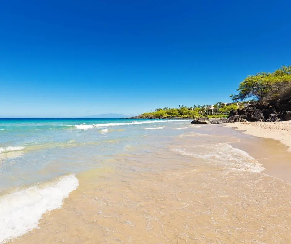 Best Big Island Beaches include Hapuna Beach