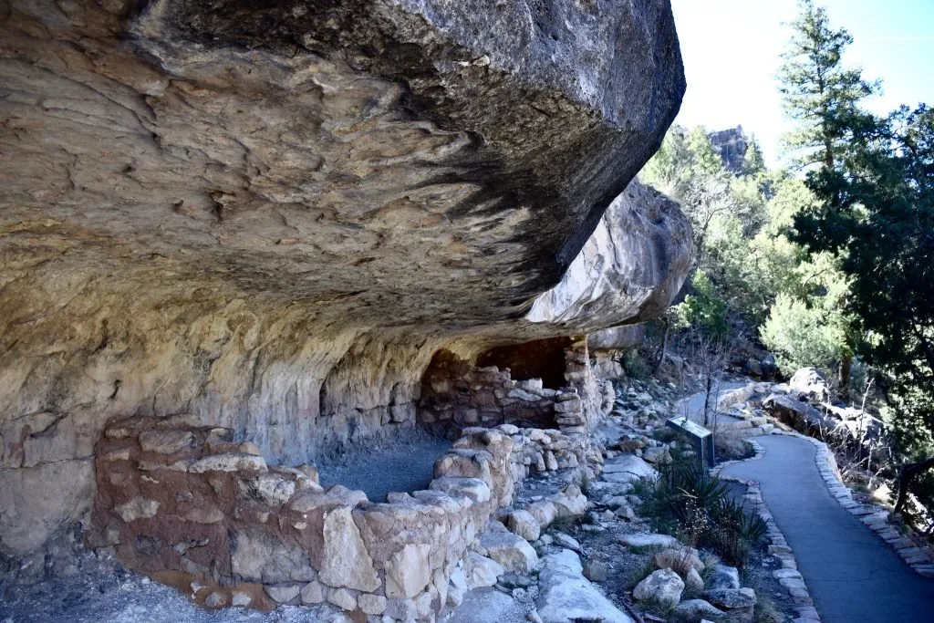 Cliff Dwelling in Walnut Canyon National Monument Arizona