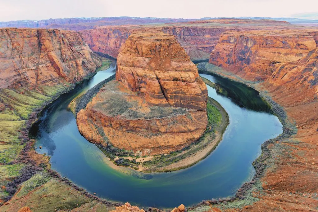 Horseshoe Bend is a great stop on an Arizona road trip