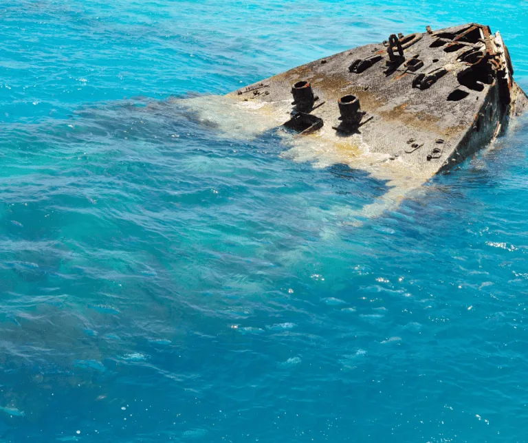 Great Things to do in Bermuda on a Family Vacation 9 Partially submerged shipwreck in Bermuda