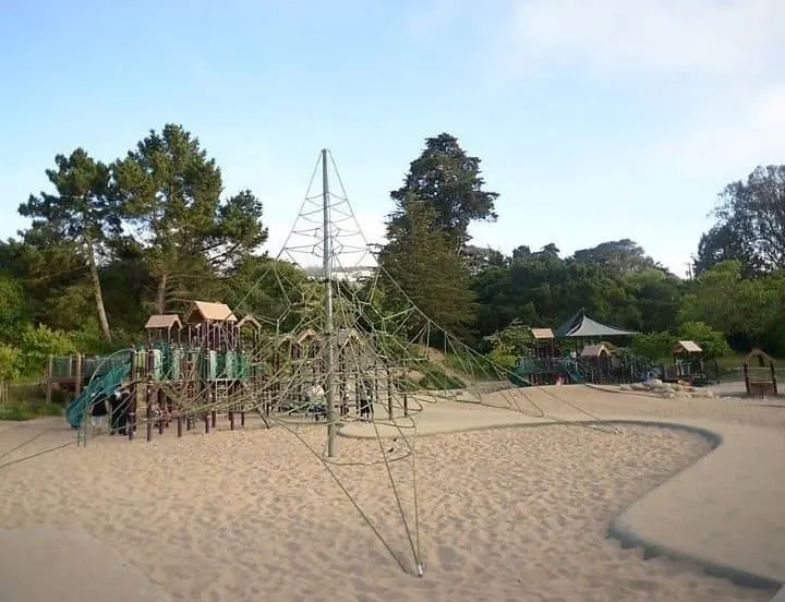 There are great playgrounds in Golden Gate Park San Francisco