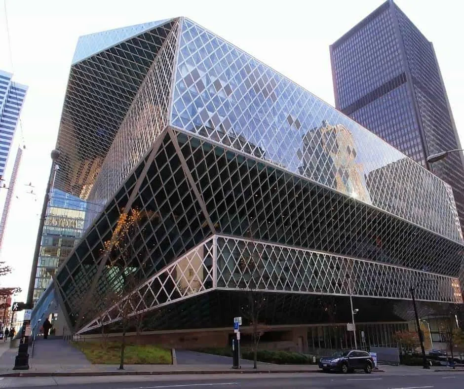 things to do in Seattle with kids include visiting Seattle Public Library