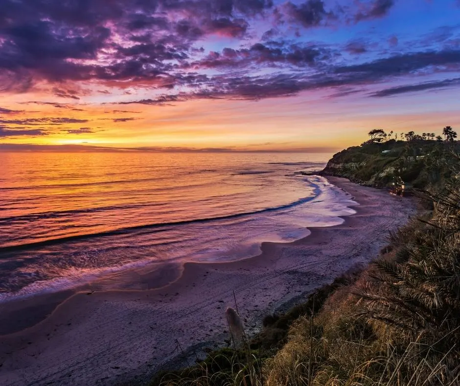 Swamis Beach near San Diego