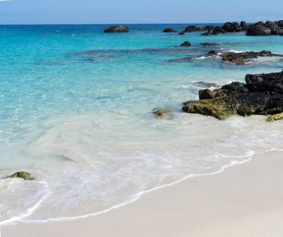 Kua Bay is home to one of the best Big Island beaches