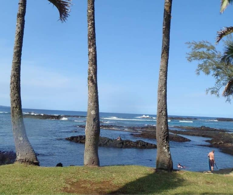 Some of the best snorkeling on the Big Island near Hilo is found at Richardson Ocean Park