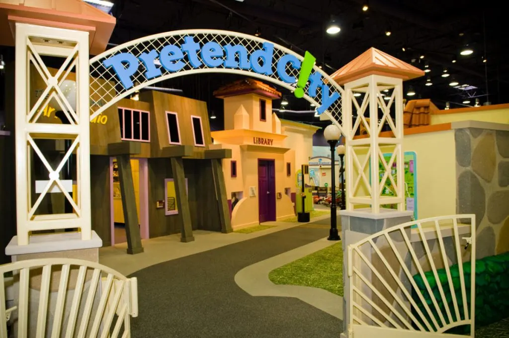 Pretend City in Irvine is a great places to visit in OC with kids