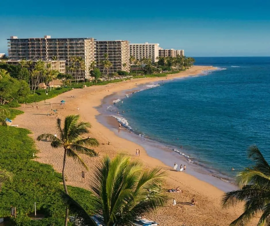 Kaanapali Beach is the most popular beach in Maui