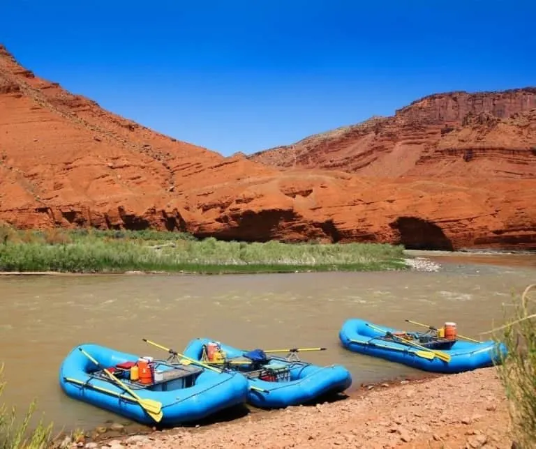 rafting is one of the best things to do on a Moab family vacation