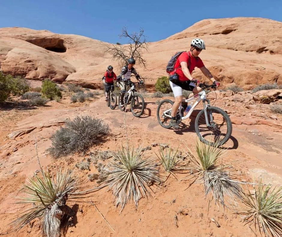 Mountain Biking is one of the most popular things to do in Moab with kids