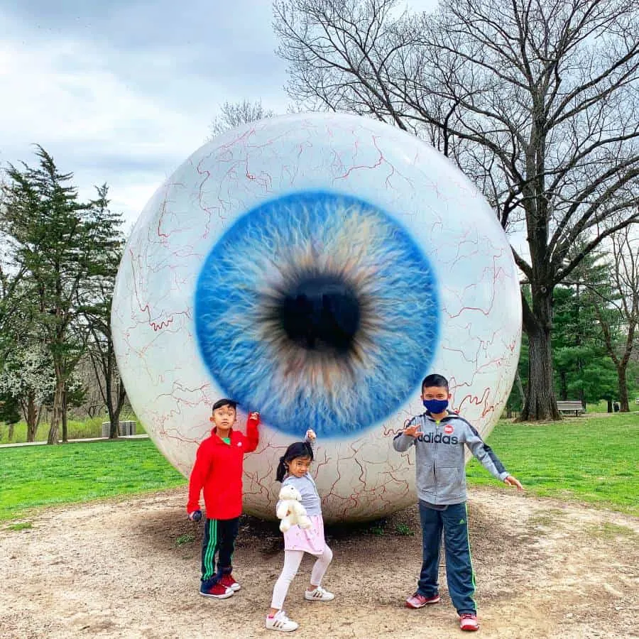 things to do in St. Louis with kids include visiting the Laumeier Sculpture Park