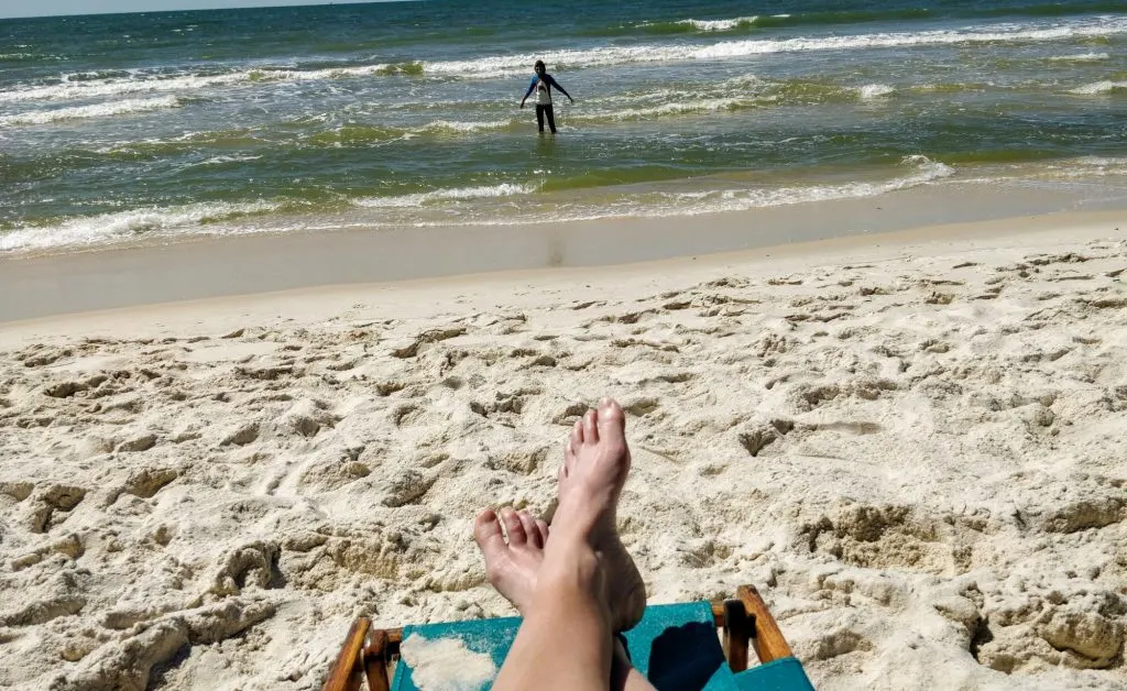 Things to do in Orange Beach with kids include hanging out at the beach