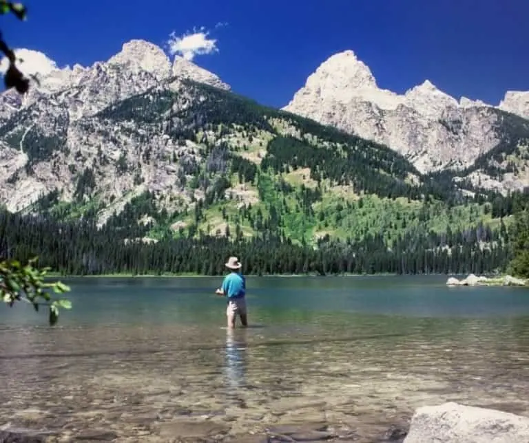 Fishing is a popular activity in Grand Teton National Park