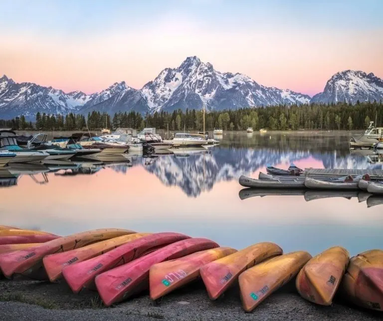 14 Fun Things To Do in Grand Teton National Park with Kids 23 Kayaks at Jackson Lake