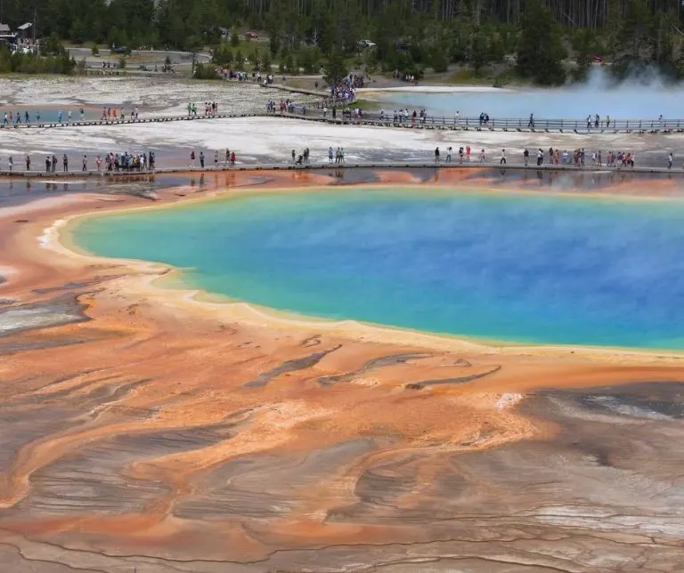 Over 25 Amazing Things to do in Yellowstone with Kids 8 Grand Prismatic Spring