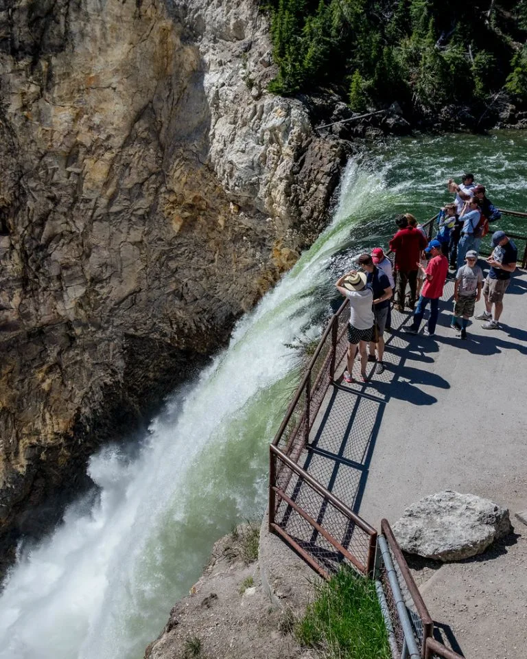 Brink of Lower Yellowstone Falls